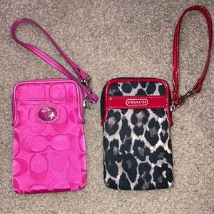 COACH Wristlet/Phone Holder Bundle- IPhone mini